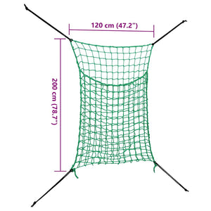 Heunetze Rechteckig Grün 200x120 cm, 2er Set