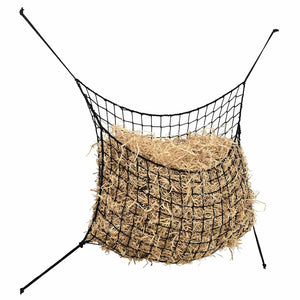 Heunetze Rechteckig Schwarz 90x60 cm, 2er-Set