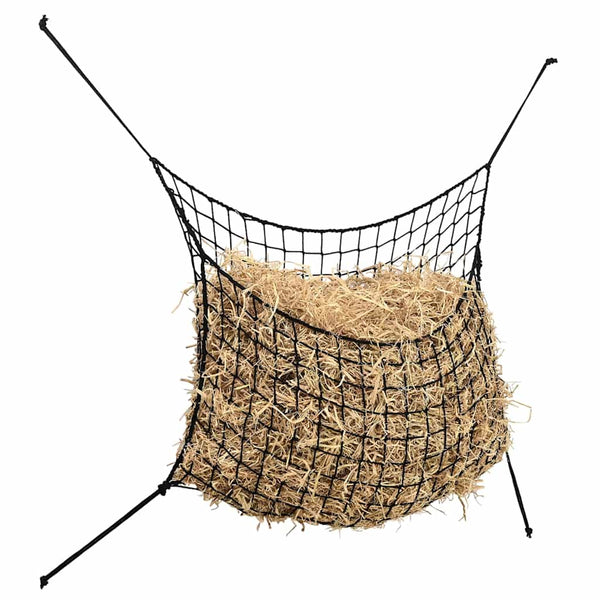 Heunetze Rechteckig Schwarz 90x60 cm, 2er-Set
