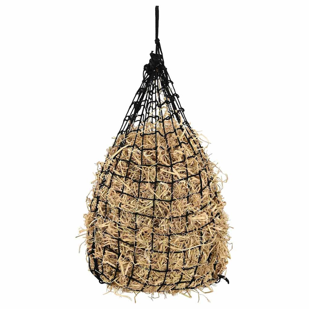 Heunetze Rund Schwarz 75x75cm, 2er-Set