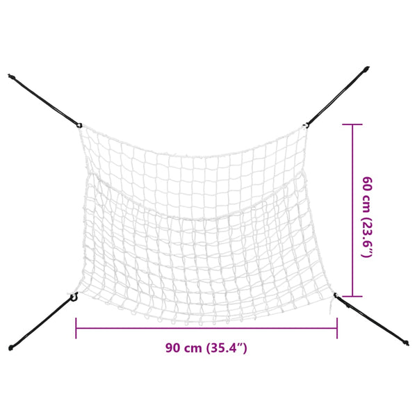 Heunetze Rechteckig 90x60cm, 2er Set