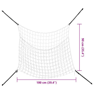 Heunetze Rechteckig 100x90 cm, 2er Set