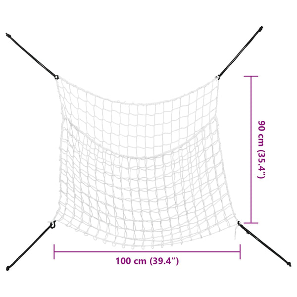 Heunetze Rechteckig 100x90 cm, 2er Set