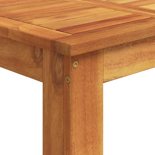 vidaXL Ensemble de bar de jardin 5 pcs Bois d'acacia massif et résine tressée Marron