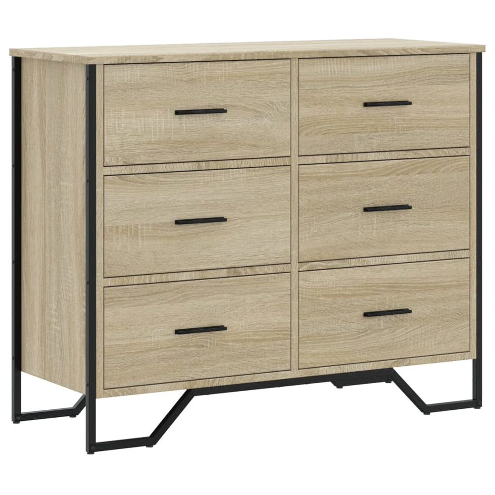 Kommode Sonoma Eiche 91 cm