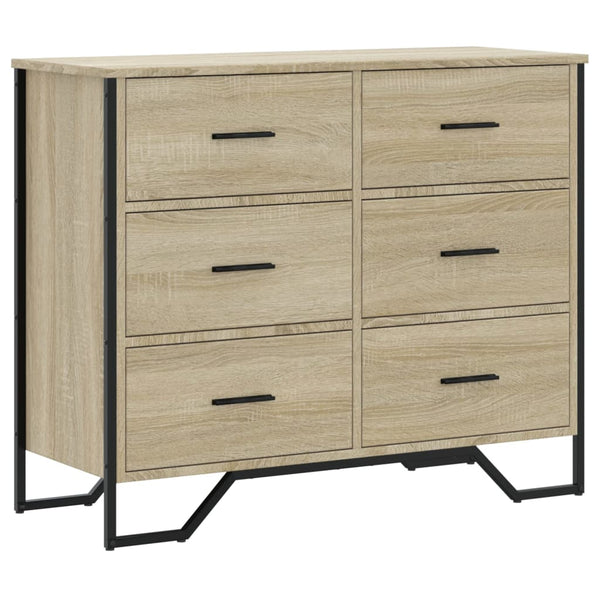 Kommode Sonoma Eiche 91 cm