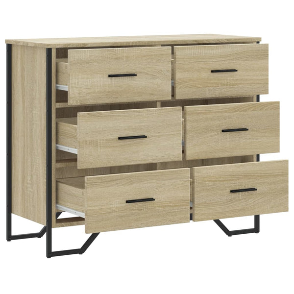 Kommode Sonoma Eiche 91 cm