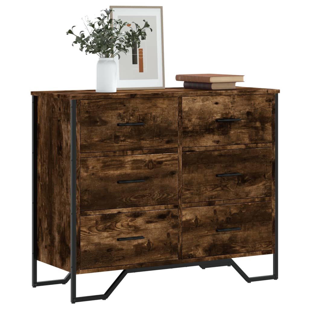 Kommode Räuchereiche 91 cm