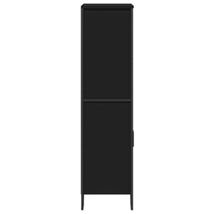 Schwarzes Highboard 79,5x35,5x137,5 cm