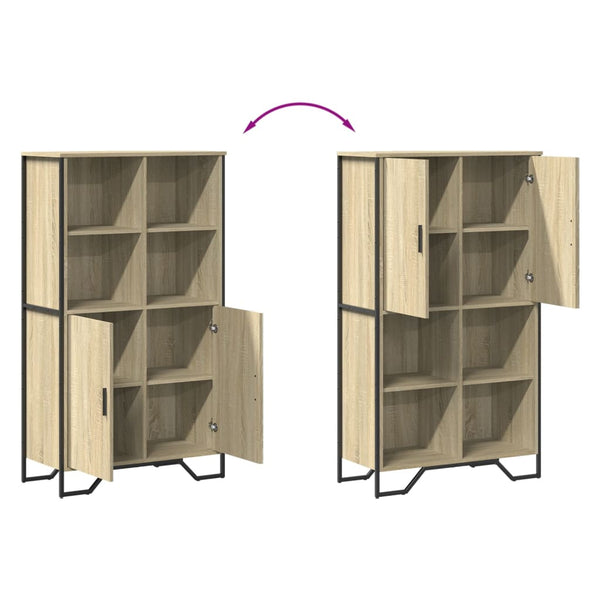 Highboard Sonoma Eiche 79,5x35,5x137,5 cm