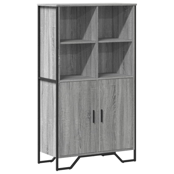 Graues Highboard Sonoma, 79,5 cm