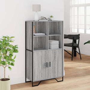Graues Highboard Sonoma, 79,5 cm