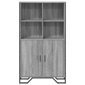 Graues Highboard Sonoma, 79,5 cm