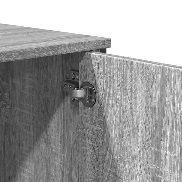Graues Highboard Sonoma, 79,5 cm