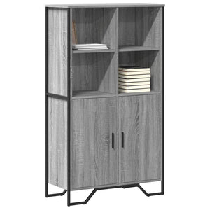 Graues Highboard Sonoma, 79,5 cm