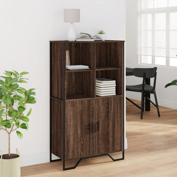 Highboard Eichenoptik, 137,5 cm hoch