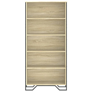 Bücherregal Sonoma Eiche 80x31x169 cm