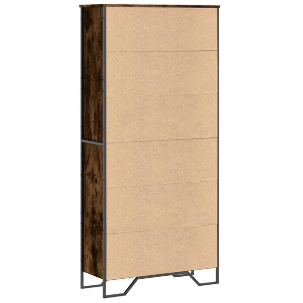 Bücherregal Räuchereiche 80x169 cm
