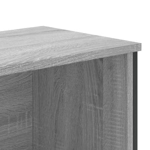 Bücherregal Grau Sonoma 80x31x169 cm
