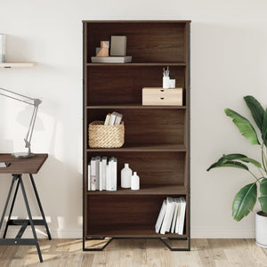 Bücherregal Braun Eichen-Optik 80x169 cm