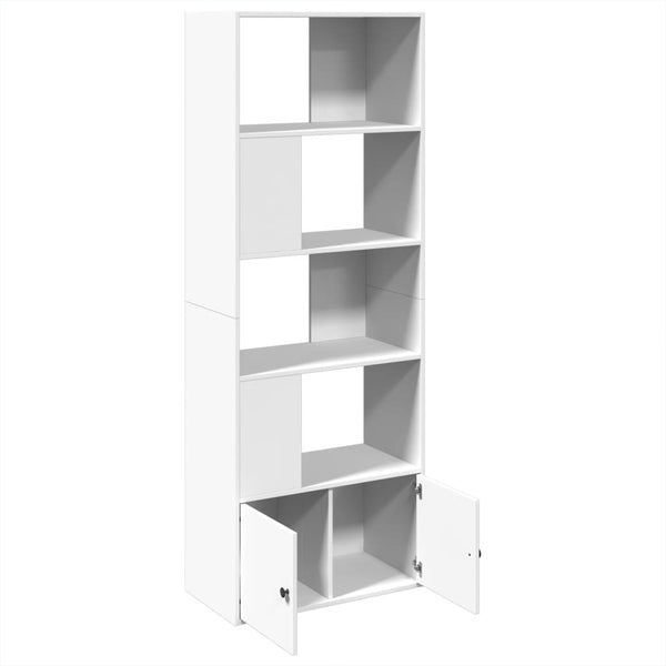Weißes Bücherregal 70x36x189 cm
