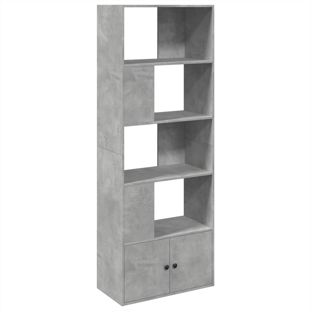 Bücherregal Betongrau 70x36x189 cm