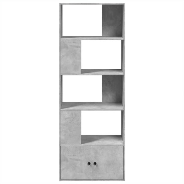 Bücherregal Betongrau 70x36x189 cm