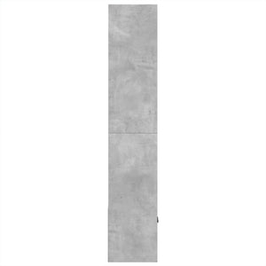 Bücherregal Betongrau 70x36x189 cm