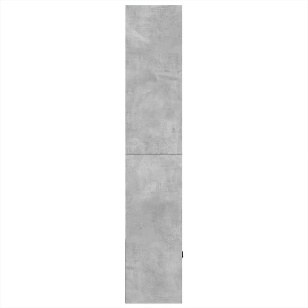 Bücherregal Betongrau 70x36x189 cm
