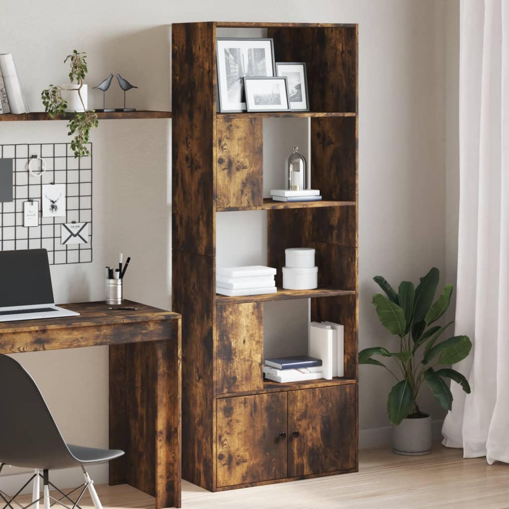 Bücherregal Räuchereiche 70x36x189 cm