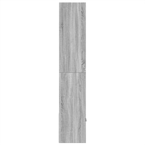Bücherregal Grau Sonoma 70x36x189 cm