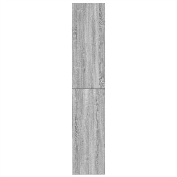 Bücherregal Grau Sonoma 70x36x189 cm