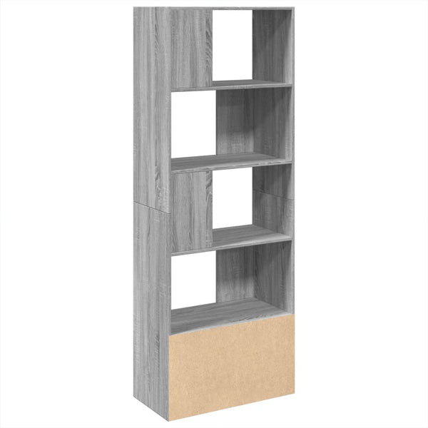 Bücherregal Grau Sonoma 70x36x189 cm
