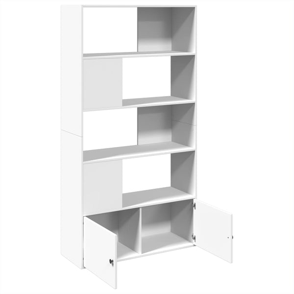 Weißes Bücherregal 100x36x189 cm