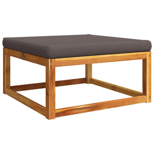 6-tlg. Gartensofa-Set Akazie mit Seil