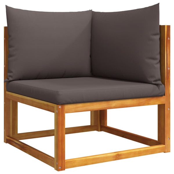 6-tlg. Gartensofa-Set Akazie mit Seil