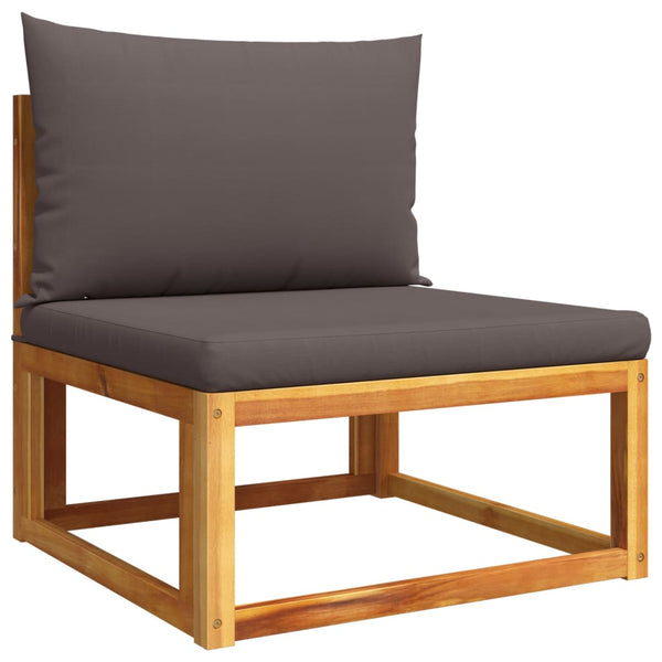 6-tlg. Gartensofa-Set Akazie mit Seil
