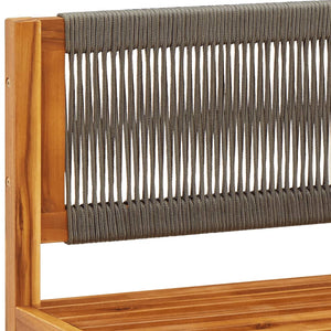 8-teiliges Gartensofa-Set Akazie mit Kissen