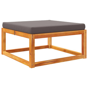 10-tlg. Gartensofa-Set Akazie mit Kissen