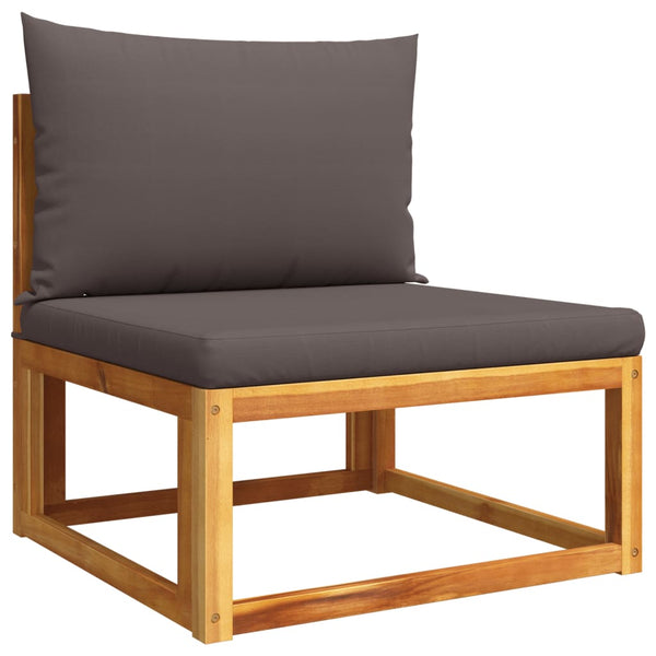 11-tlg. Gartensofa-Set Akazie & Seil
