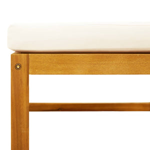 8-tlg. Gartensofa-Set Akazie & Rattan