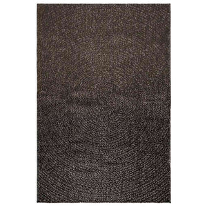 Anthrazit Teppich ZIZUR, 120x170cm, Jute-Optik