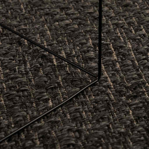 Anthrazit Teppich ZIZUR, 140x200cm, Indoor/Outdoor