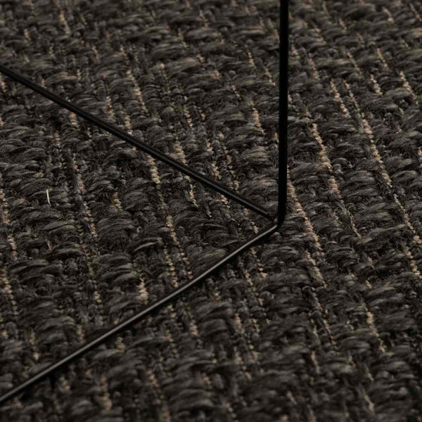 Anthrazit Teppich ZIZUR, 140x200cm, Indoor/Outdoor