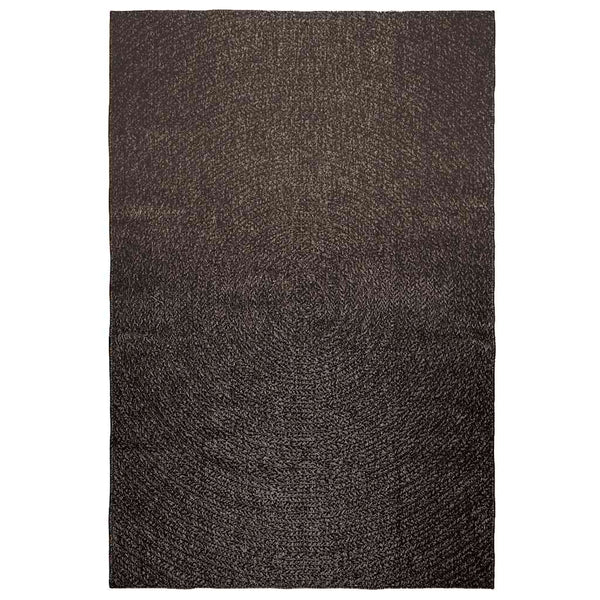 Anthrazit Teppich ZIZUR, 160x230 cm, Jute-Optik