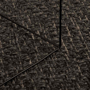vidaXL Tapis ZIZUR Anthracite 200x290 cm Aspect Jute Intérieur et Extérieur
