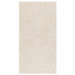 Teppich ZIZUR Creme 60x110 cm Jute-Optik