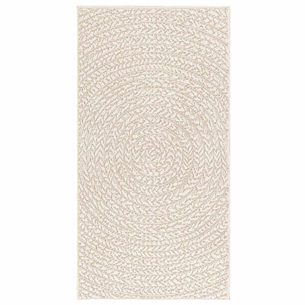 Teppich ZIZUR Creme 60x110 cm Jute-Optik