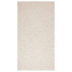 vidaXL Tapis ZIZUR Crème 80x150 cm Effet Jute Intérieur et Extérieur