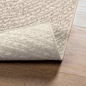 Teppich ZIZUR Creme 100x200 cm Jute-Optik